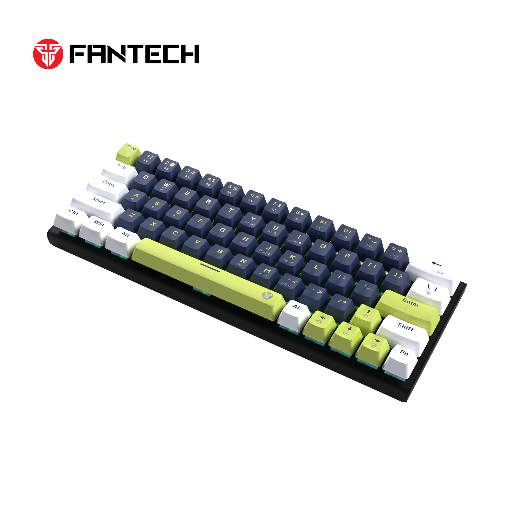 Fantech MORI Edition MK874V2 - ATOM63, Pro Wired Mechanical Keyboard with RGB Lighting Blue