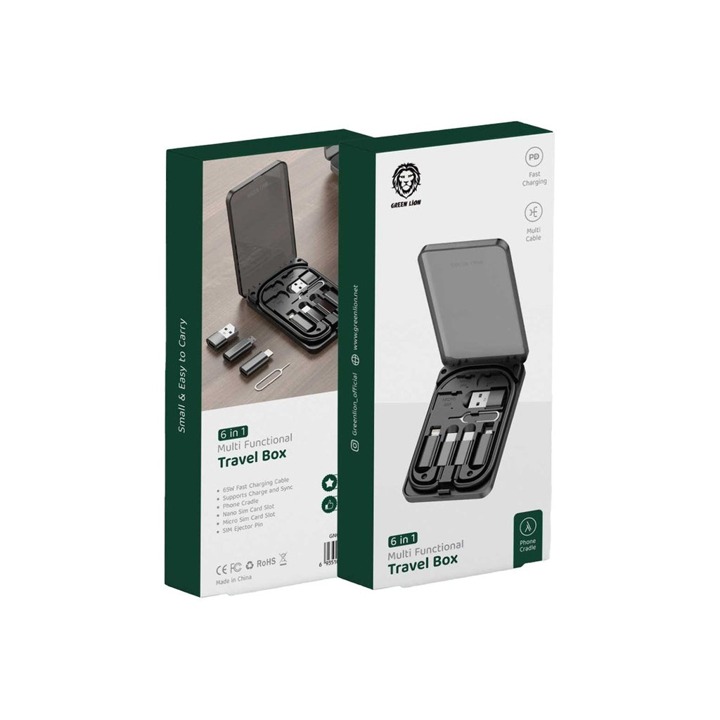 GREEN LION 6 IN 1 TRAVEL BOX