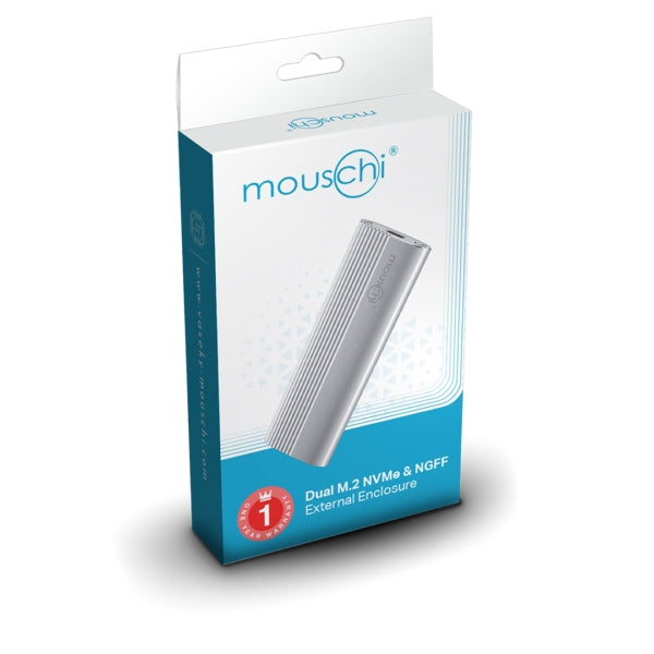 MOUSCHI M2 NVME & NGFF EXTERNAL ENCLOSURE