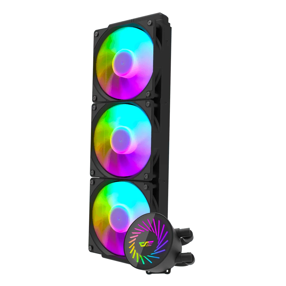 Darkflash Radiant DCS 360 Liquid CPU Cooler, Black