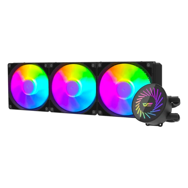 Darkflash Radiant DCS 360 Liquid CPU Cooler, Black