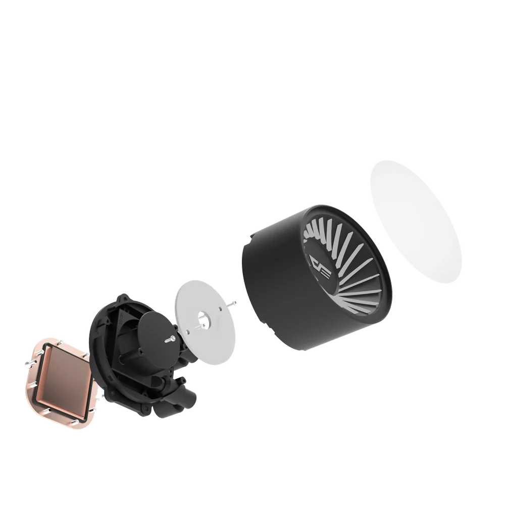 Darkflash Radiant DCS 360 Liquid CPU Cooler, Black