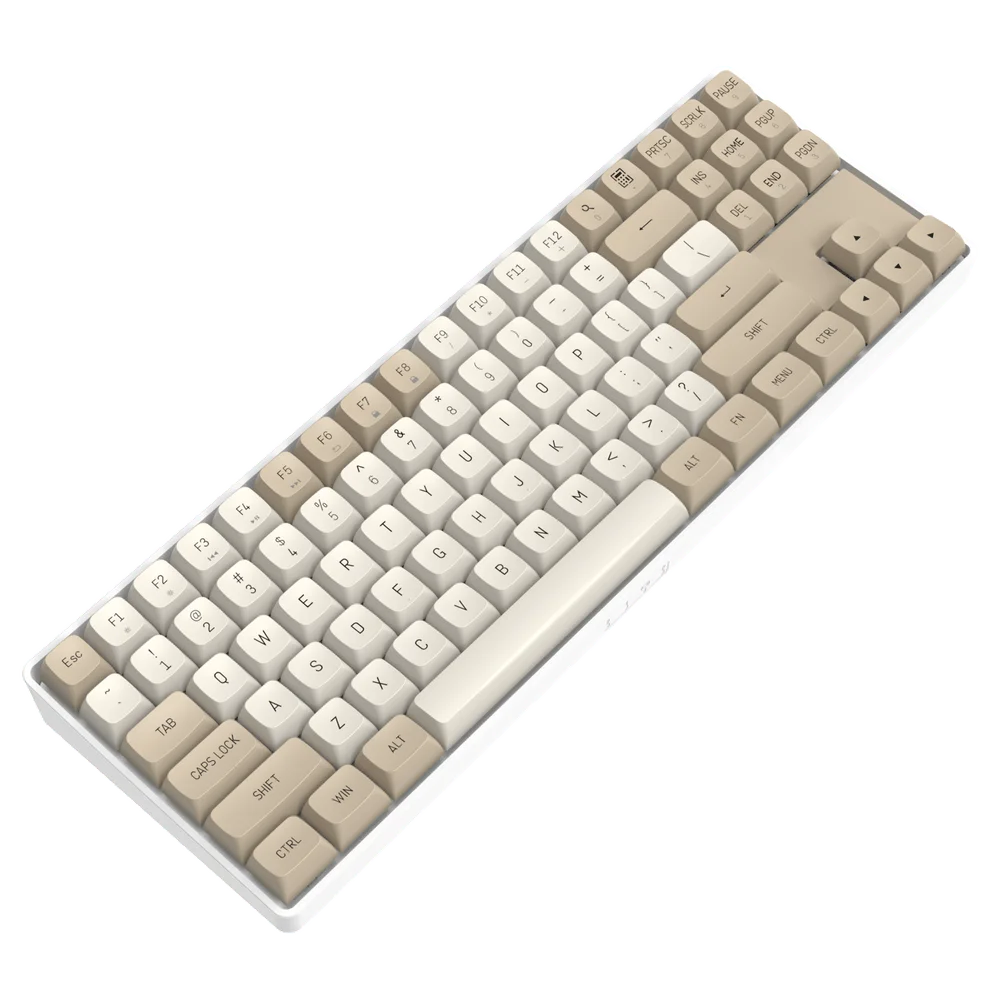 Darkflash GD87 Mechanical keyboard – Milky & Brown