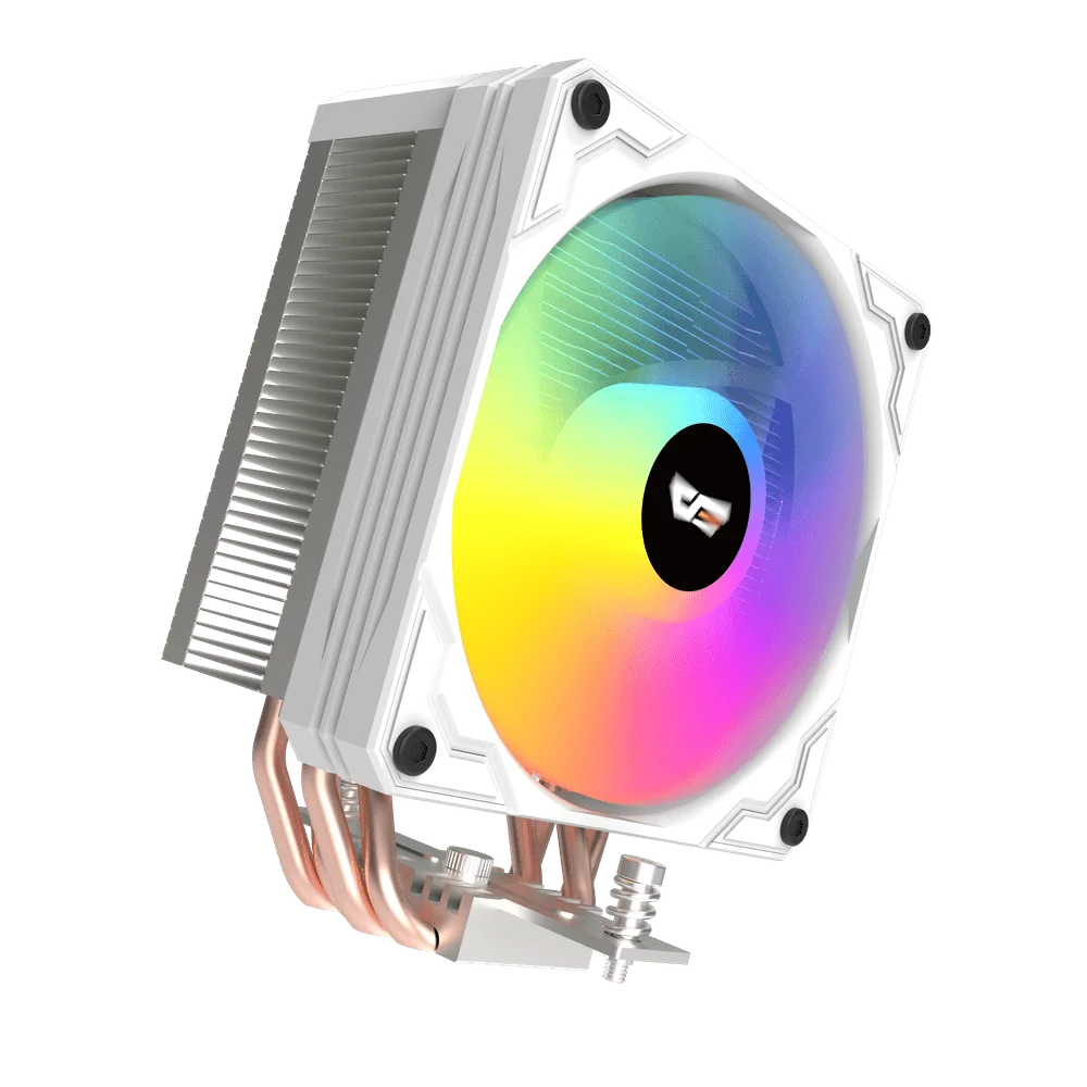 Darkflash M400 Digital Display Tower CPU Cooler – WHITE