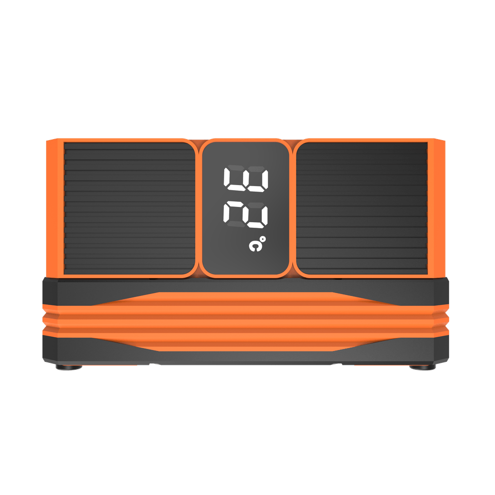 Darkflash M400 Digital Display Tower CPU Cooler - Orange And Black