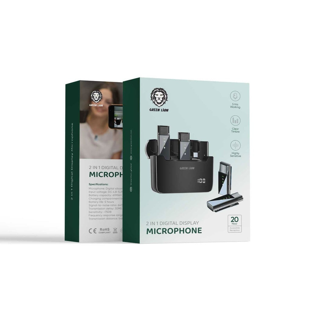 GREEN LION MICROPHONE 2 IN 1 TYPE C DEVICES