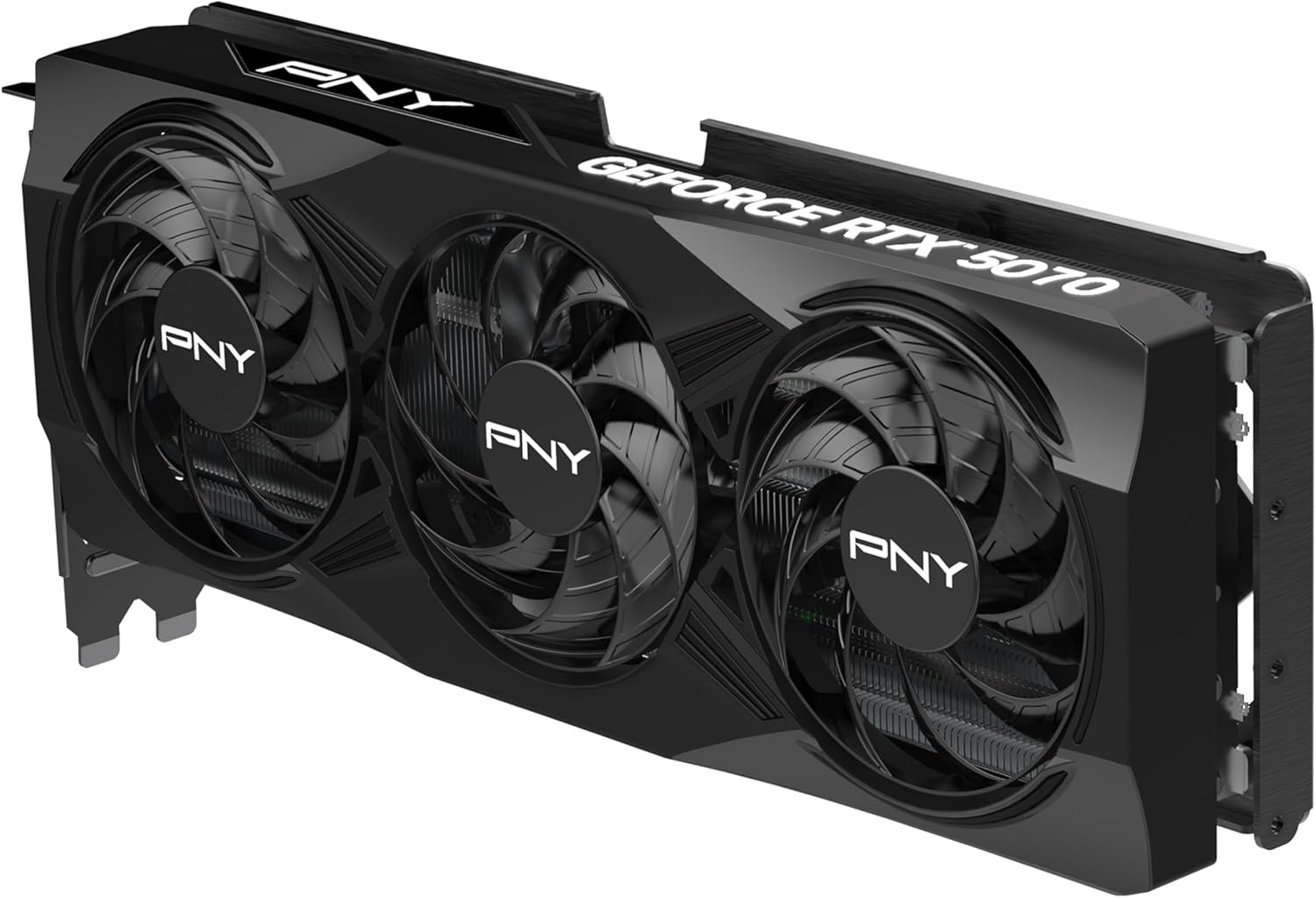 PNY NVIDIA GeForce RTX™ 5070 OC Triple Fan, Graphics Card (12GB GDDR7, 192-bit, Boost Speed: 2587 MHz, SFF-Ready, PCIe® 5.0, HDMI®/DP 2.1, 2.4-Slot, NVIDIA Blackwell Architecture, DLSS 4)