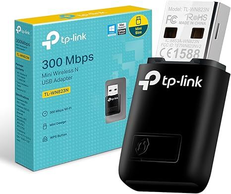TP-Link TL-WN823N N300 Mini USB Wireless WiFi network Adapter for PC | Tplink WN823N