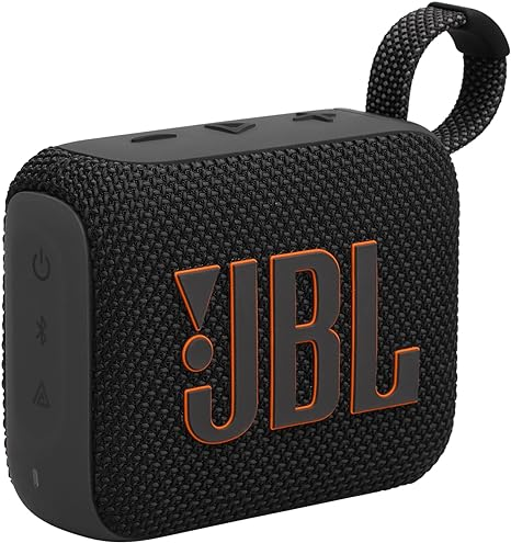 JBL Go 4 - Ultra-Portable, Waterproof and Dustproof Bluetooth Speaker, Big Pro Sound with Punchy bass, 7-Hour Built-in Battery, Made in Part with Recycled Materials