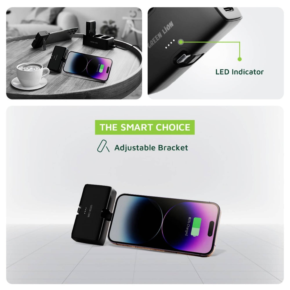 Green Lion 3 In 1 Power Bank Station