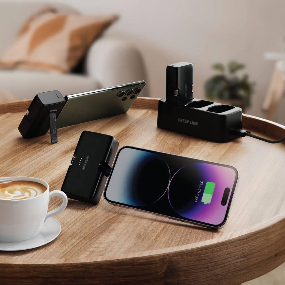 Green Lion 3 In 1 Power Bank Station