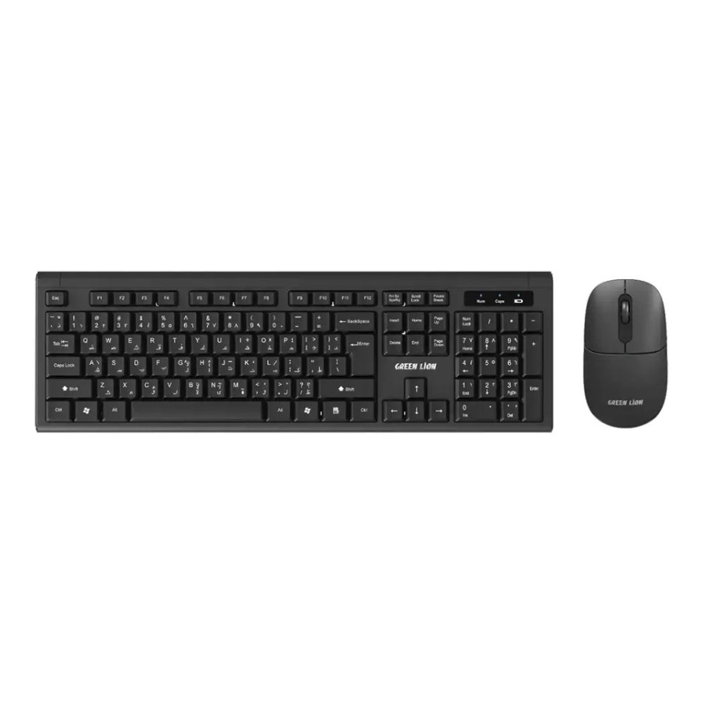 Green Lion GKM-200 Wireless Combo Keyboard and Mouse
