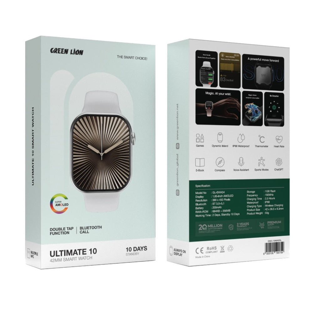 Green Lion Ultimate 10 42mm Smartwatch