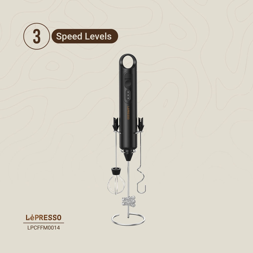 LePresso 3 In 1 Frother - Black