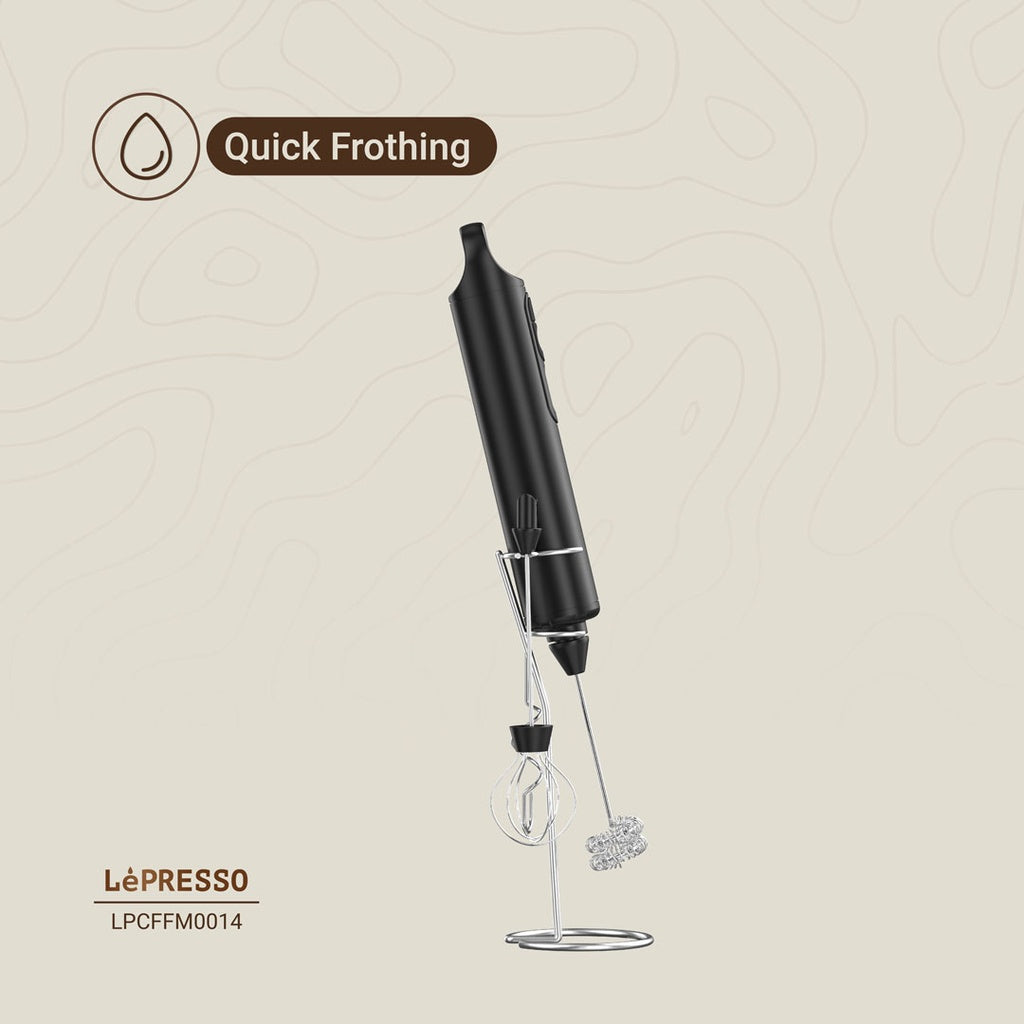 LePresso 3 In 1 Frother - Black