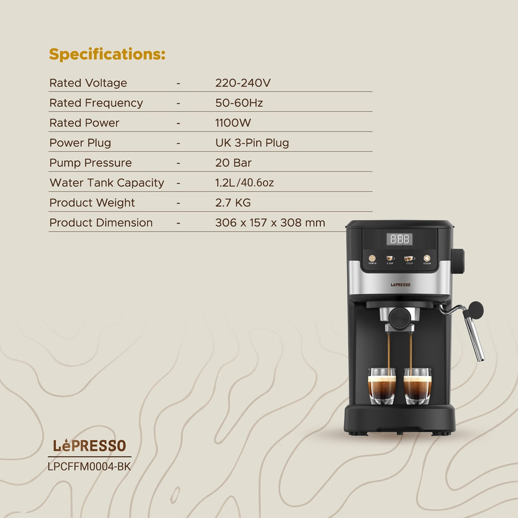 Lepresso Suprema Espresso Machine | LP004