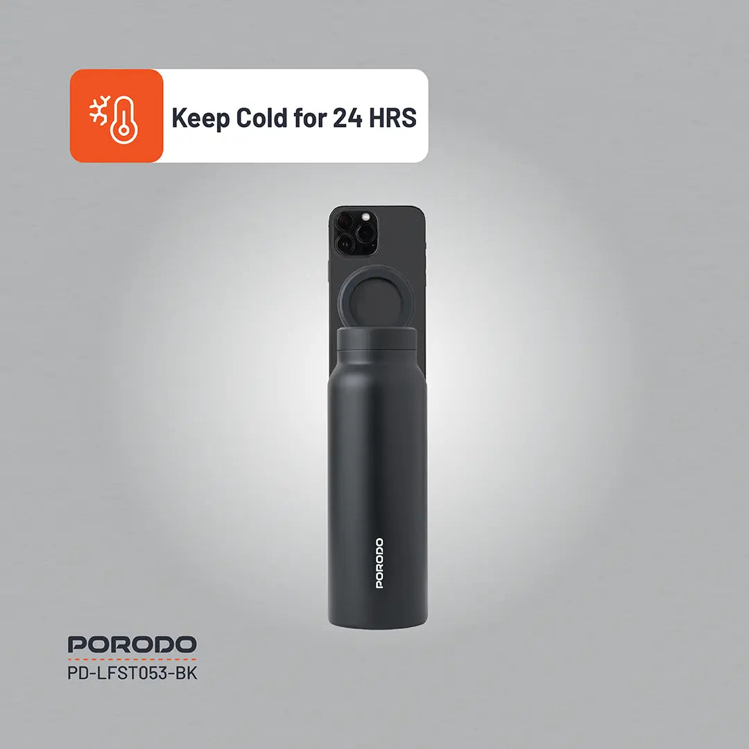 Porodo Lifestyle Magnetic Mount Water Bottle