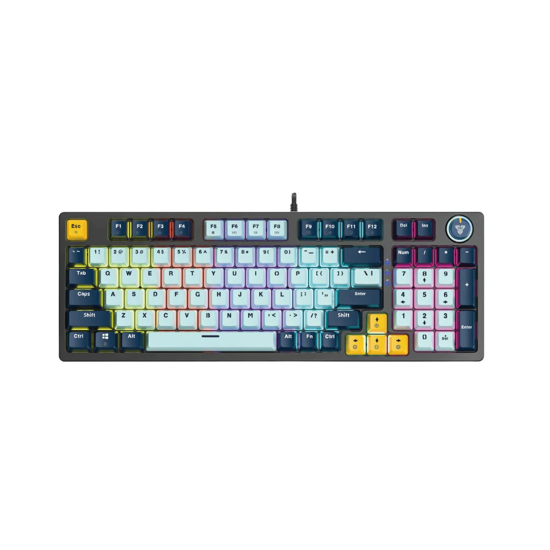 Fantech MIZU Edition MK875V2 - ATOM81, Pro Wired Mechanical Keyboard with RGB Lighting SKY BLUE