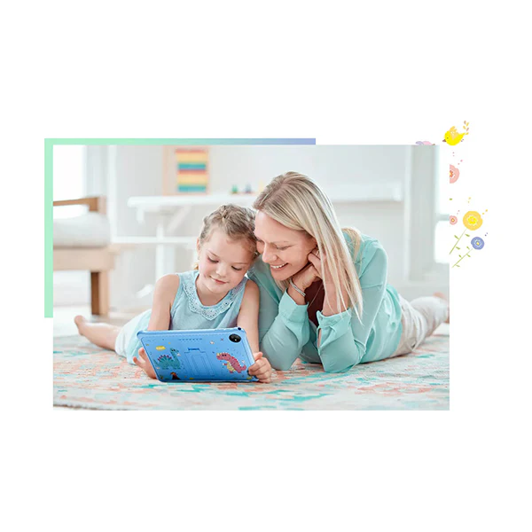 Blackview Tab 30 Kids Android 13 Tablet, 10.1 Inches IPS Screen Children's Tablet, 6GB RAM/64GB (4GB Extended RAM) 5100mAh Battery, 5MP Camera, WiFi 6 Bluetooth, Dual Speaker Box - Blue