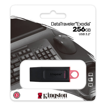 Kingston USB 256GB Datatraveler Exodia Onyx Usb 3.2 | DTXON/256GB