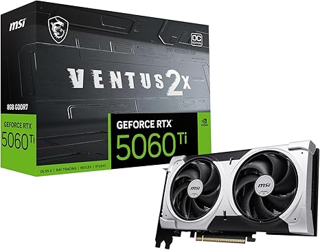 MSI GeForce RTX™ 5060 Ti 8G VENTUS 2X OC PLUS