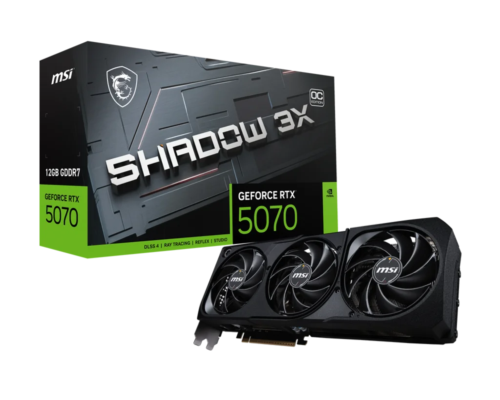 MSI GeForce RTX™ 5070 12G SHADOW 3X OC