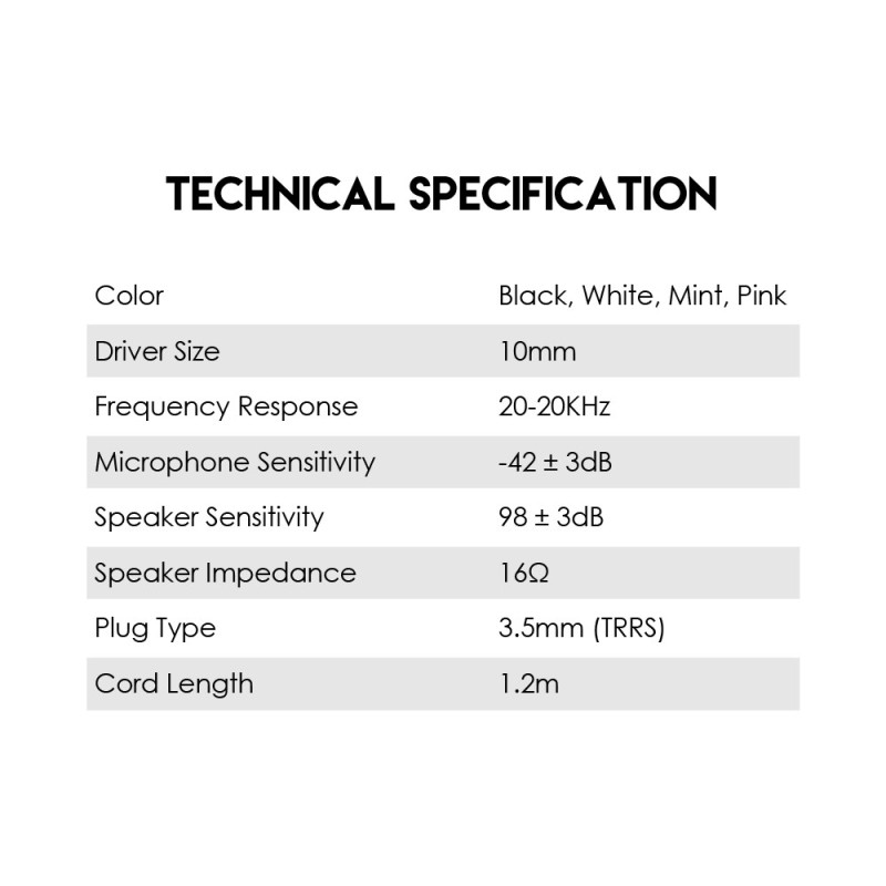 Fantech EG3 Wired Earbuds