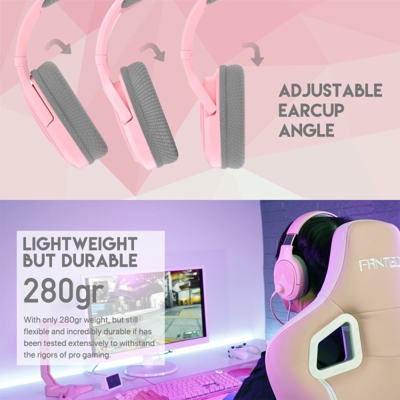 Fantech MH88 TRINITY Gaming
Headset, Comfortable Fit, Multiplatform Compatibility