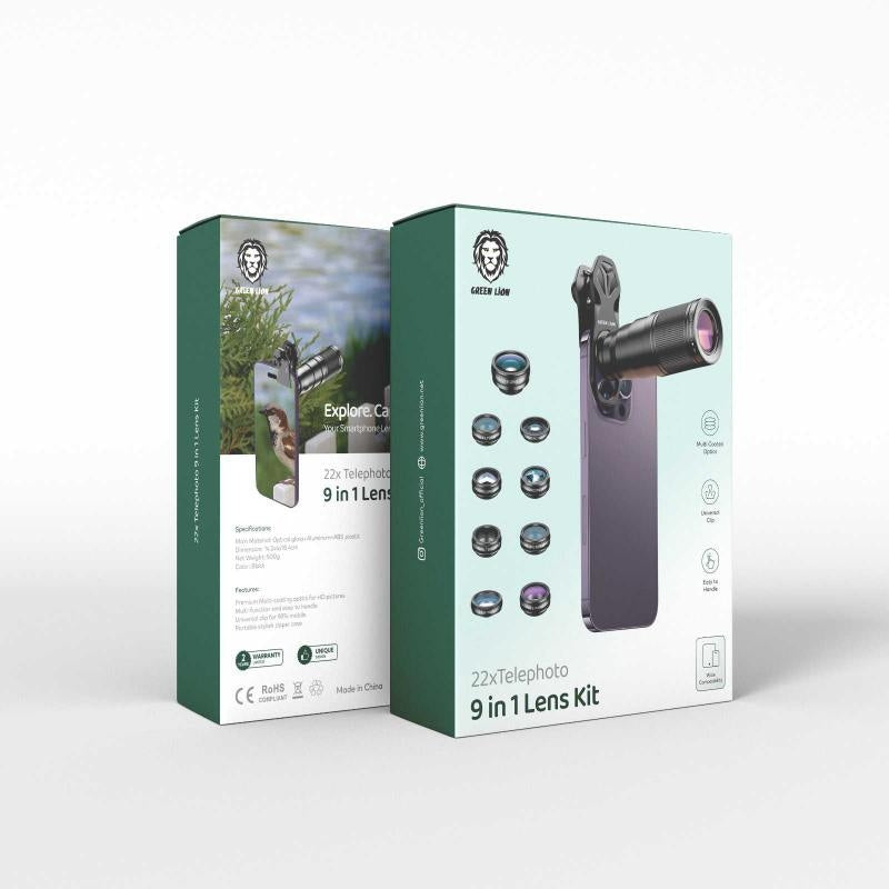 GREEN LION 9 IN 1 LENS KIT