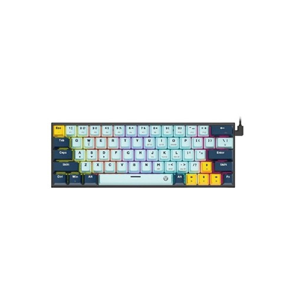 Fantech MIZU Edition MK874V2 - ATOM63, Pro Wired Mechanical Keyboard with RGB Lighting SKY BLUE