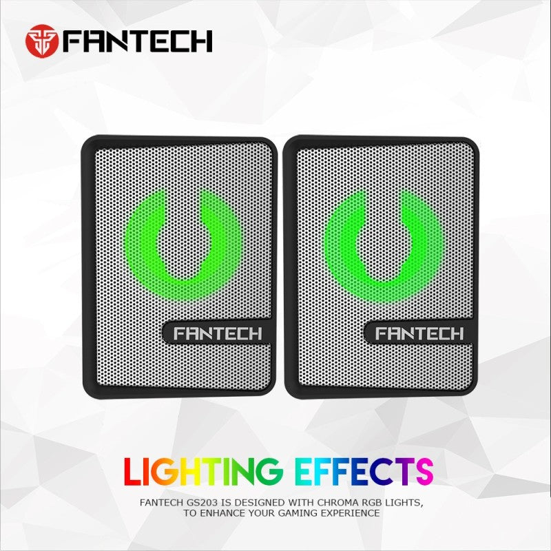 Fantech GS203 BEAT: USB Powered Gaming & Music Speaker with RGB Lighting