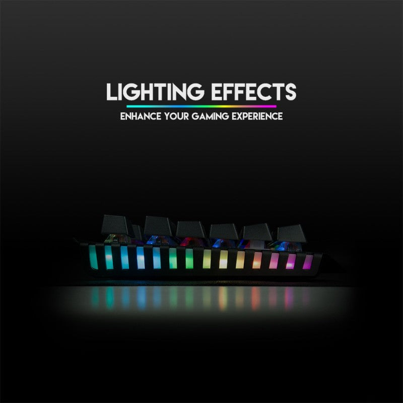 Fantech MK884 Optilux, Optical Mechanical Switch Keyboard, Ultra-durable, spill-proof, RGB Lighting