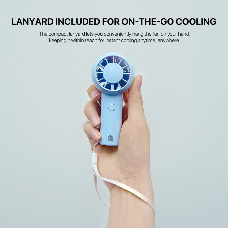 FANTECH PAC1 Portable Cooler, Turbo Fan, 3-Speed Control, Pocket-Sized Design, and Rechargeable Battery Mini fan