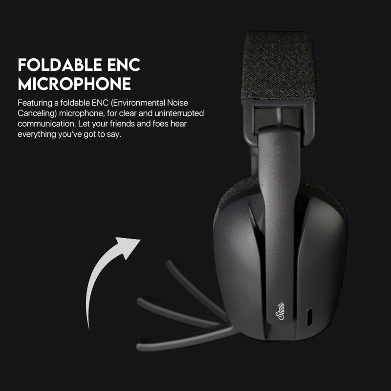 Fantech STUDIO WHG03 Tri Mode Bluetooth, Wired, USB Wireless Headset, up to 90 Hours Playback