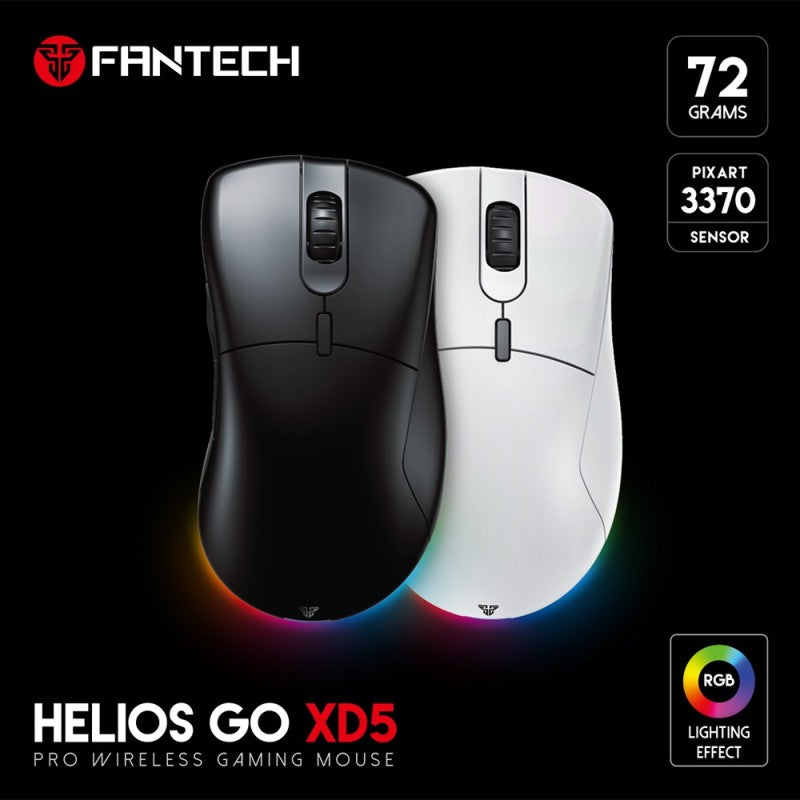 Fantech XD5 HELIOS GO, Dual Mode Wired & Wireless, Ultimate Precision