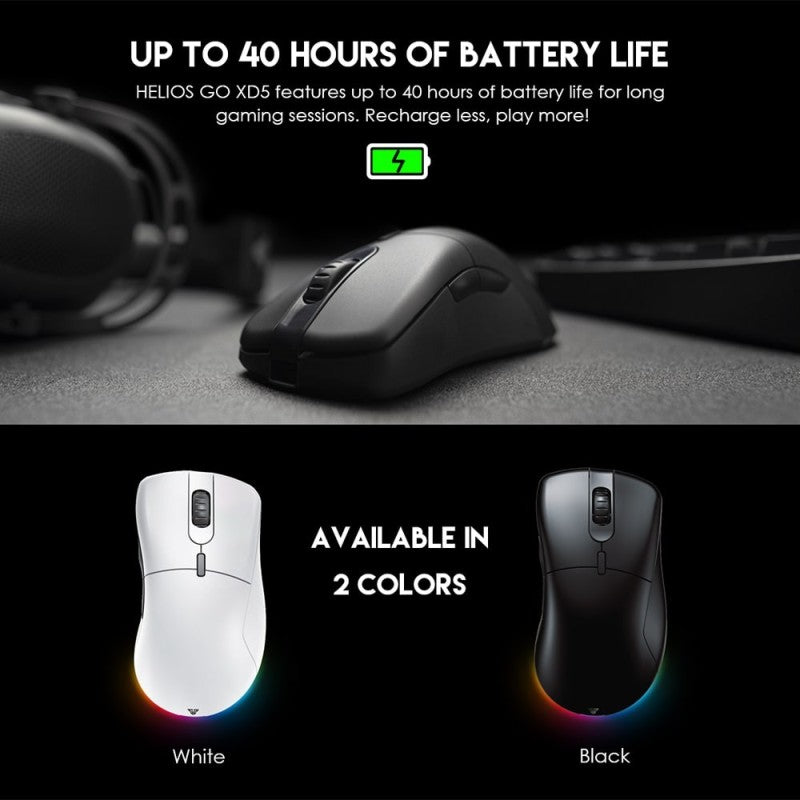 Fantech XD5 HELIOS GO, Dual Mode Wired & Wireless, Ultimate Precision