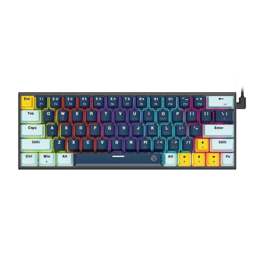 Fantech MIZU Edition MK874V2 - ATOM63, Pro Wired Mechanical Keyboard with RGB Lighting NAVY BLUE