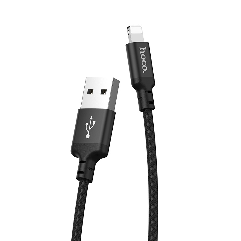 Hoco X14 - Times Speed Charging Cable (3A - 1M), USB-A To Lightning Plug