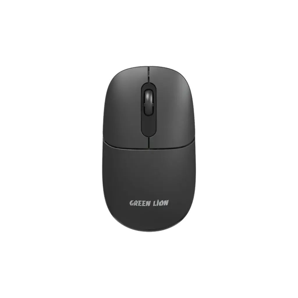 Green Lion GKM-200 Wireless Combo Keyboard and Mouse - Black