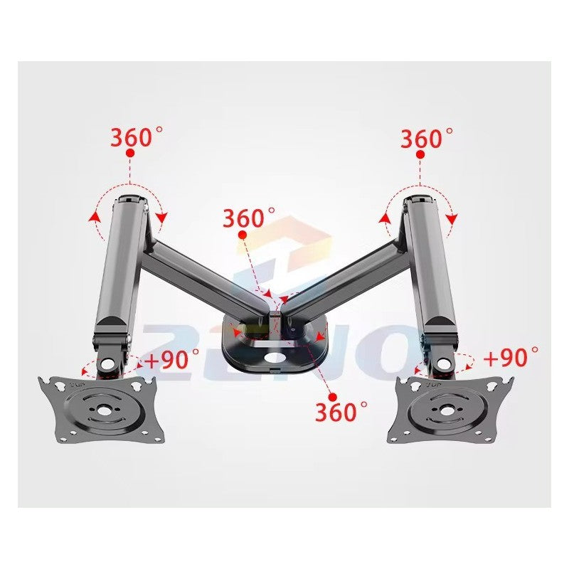 Kaloc/Zeno M8D Dual Monitor, For Screens 17 to 30 Inches