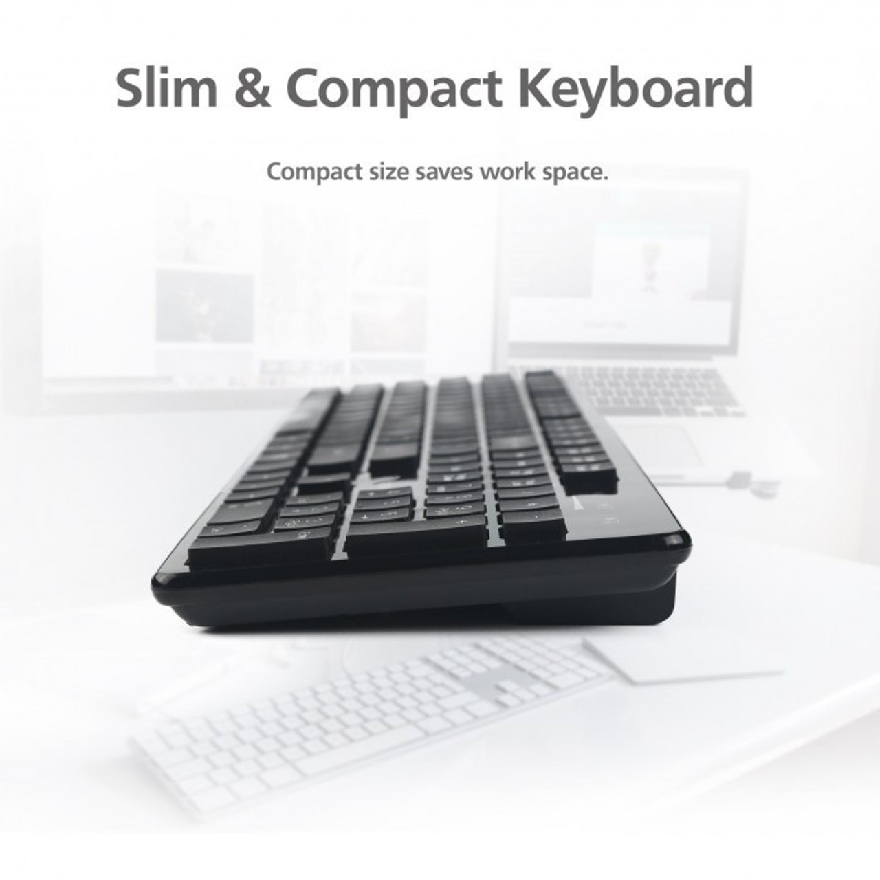 Micropack Ifree Pro Elegant Wireless Combo Keyboard & Mouse, Black, English | KM-236W