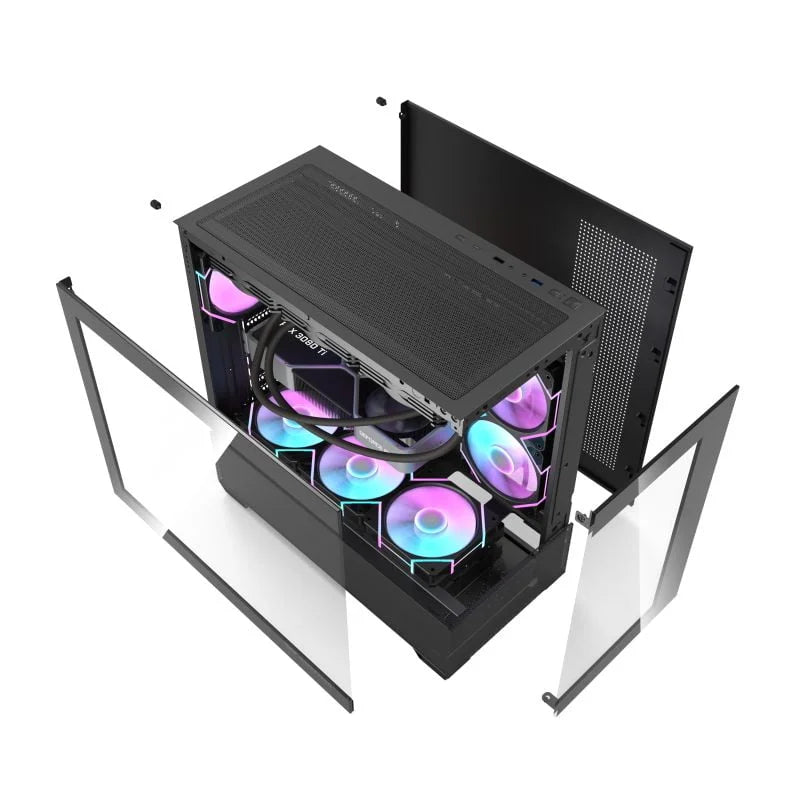 DarkFlash DS900 ATX PC Case Black