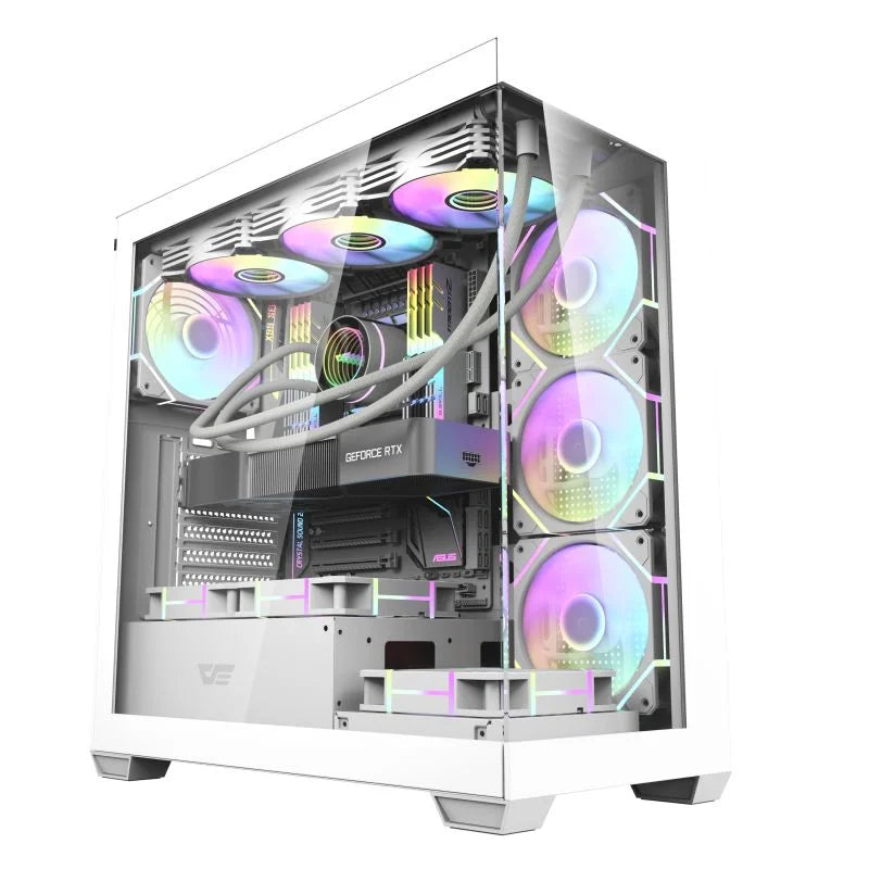 DarkFlash DS900 ATX PC Case - White