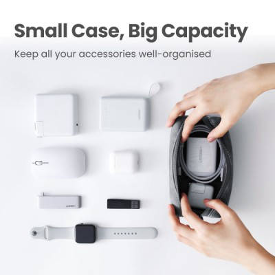 UGREEN Multi-functional Storage Bag, Compact and Spacious for HDD, Power Bank & Accessories - LP285 80520
