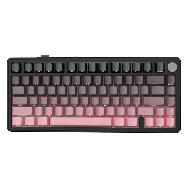 ATTACK SHARK X85 RGB TRI MODE MECHANICAL KEYBOARD 75% Gasket-mounted Bluetooth 5.1/2.4G Wireless &amp; Type-C Wired Mechanical Keyboard |BLACKBERRY|
