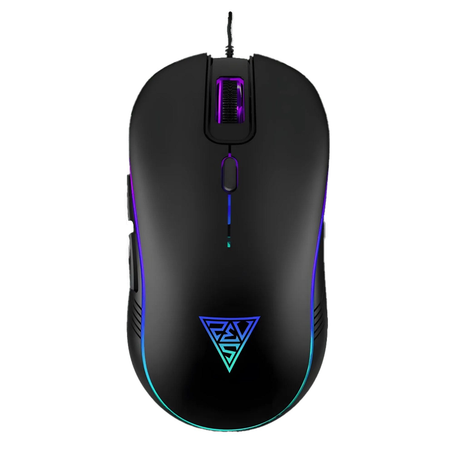 GAMDIAS AURA GS3 RGB Wired Gaming Mouse ; 7-color Breathing RGB ; 6 Programmable Keys ; 3600 DPI Optical Sensor ; Ergonomic Design ; USB-A Wired | BLACK