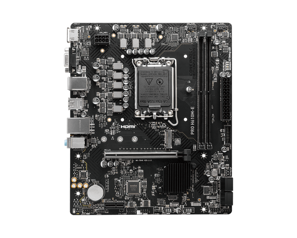 MSI PRO H610M-E Micro-ATX DDR5 Motherboard