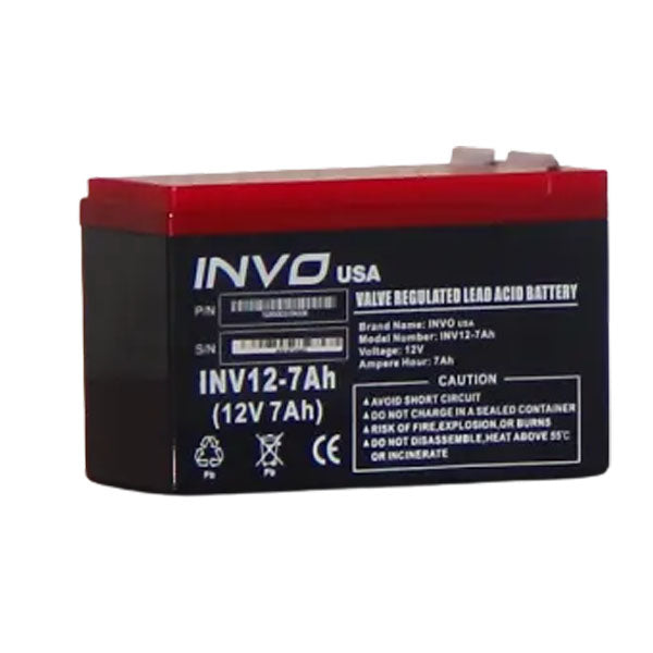 INVO Battery 12 Volt 7 AH