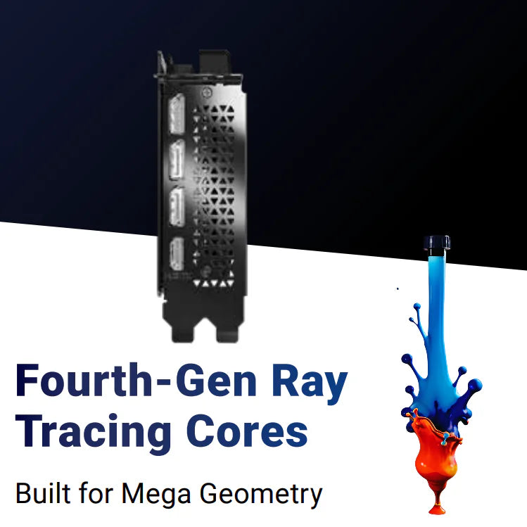PNY GeForce RTX™ 5060 8GB Dual Fan Graphics Card With NVIDIA Blackwell, DLSS 4, 3840 CUDA Cores, GDDR7 8GB, PCIe Gen 5, 4K/8K Multi-Screen, NVIDIA Studio & Reflex