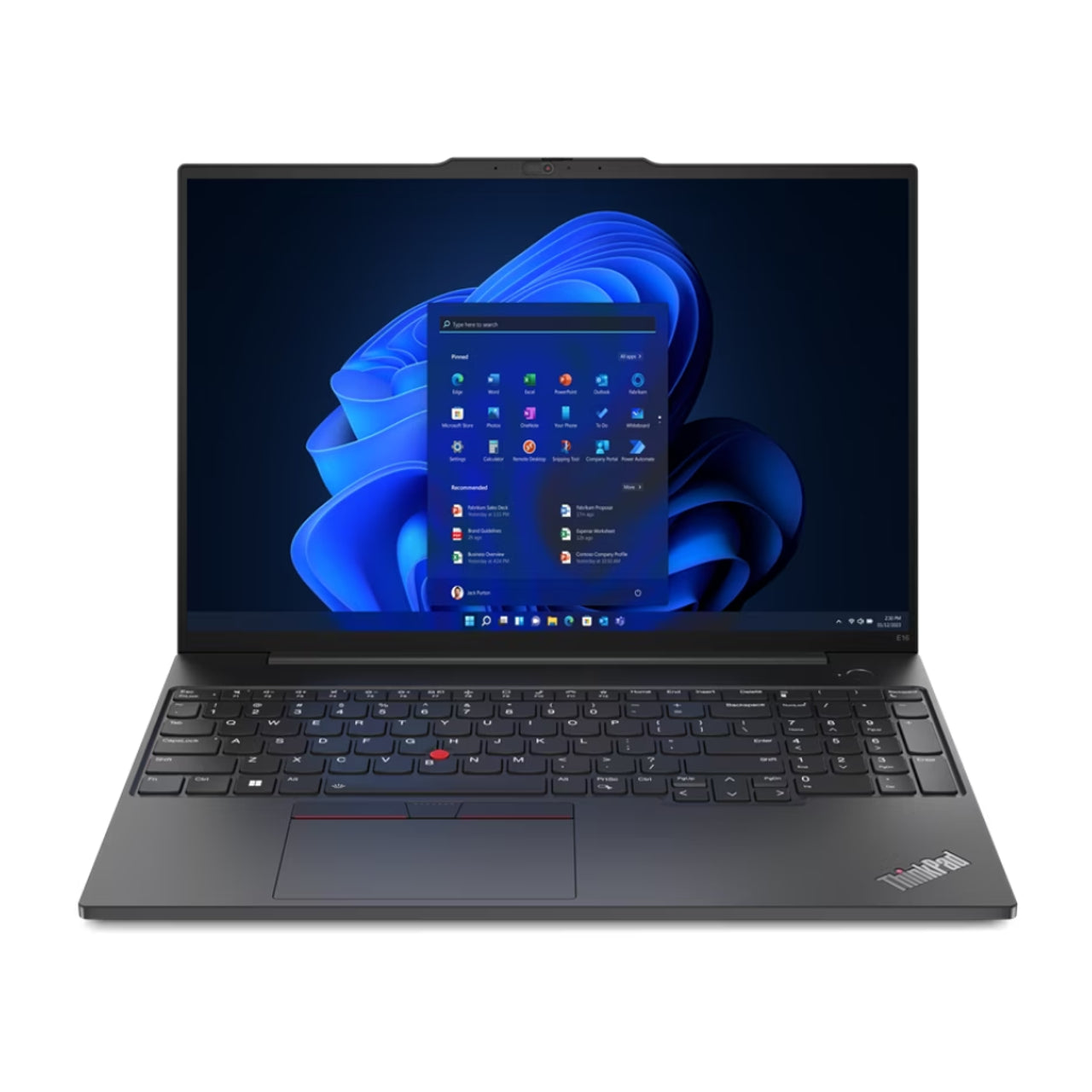 Lenovo ThinkPad E16 Gen 2 16" WUXGA Laptop - Intel Core Ultra 7 155H - RAM 16GB - SSD 512GB - Intel Arc
